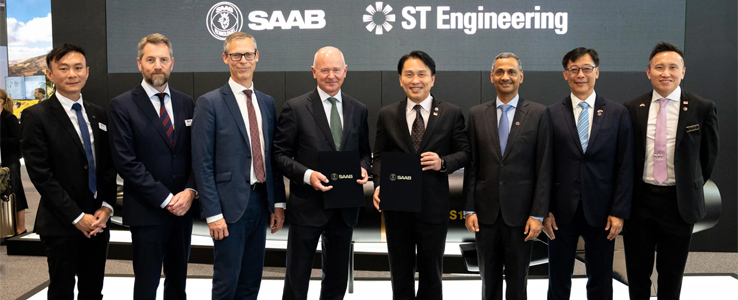 Saab Skriver Avsiktsförklaring Med St Engineering