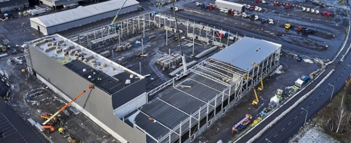 Battery-Assembly-Plant-Sodertalje-Construction