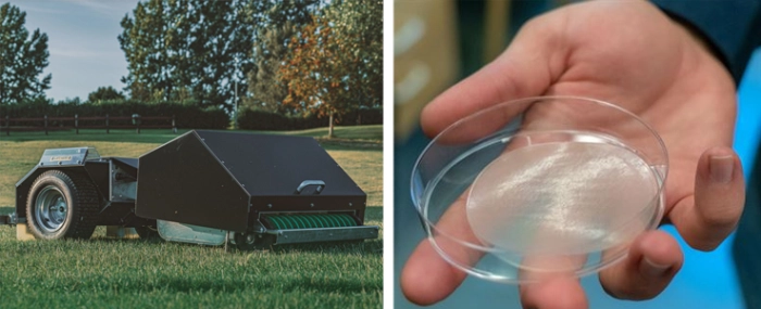 Autonomous-golf-ball-gatherer-membrane