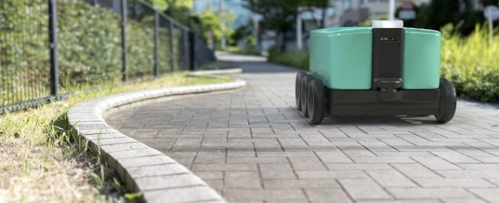 Remotely-controlled-delivery-robot