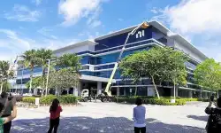 new-logo-on-building