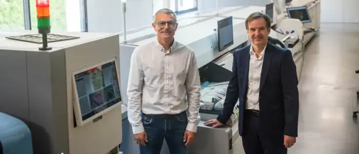 DeltaFranckCoscujuelaPresidentofDSPCyrilleBidetManagingDirectorofMycronicFrance